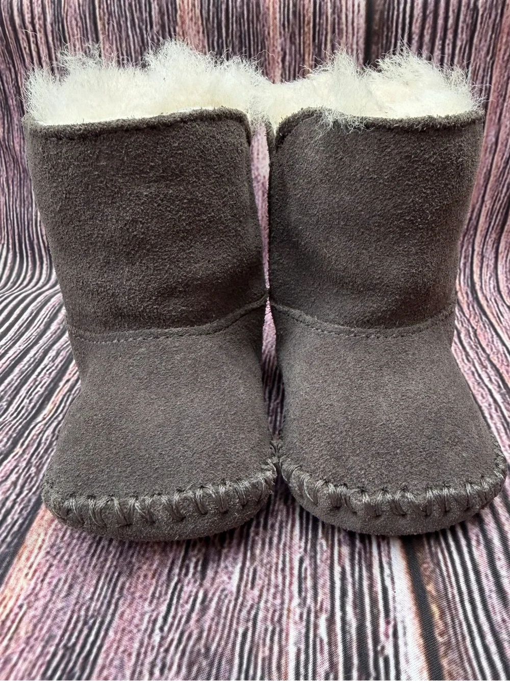 UGG- Infant suede booties- Caden — Style 1005198I